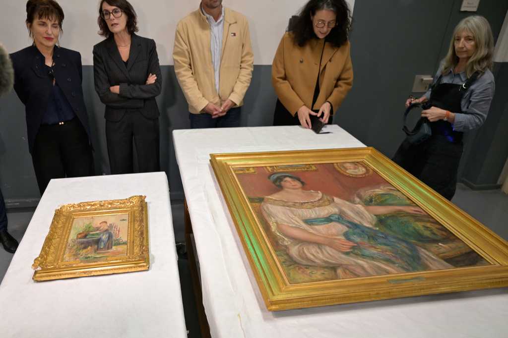 DNA and vehicle-tracking help French investigators recover stolen Renoirs, makes arrests — WESH 2 Orlando