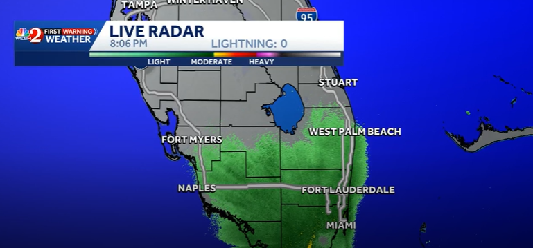Busy radar with clear skies in Florida? What's happening? — WESH 2 Orlando, Celebration Community news