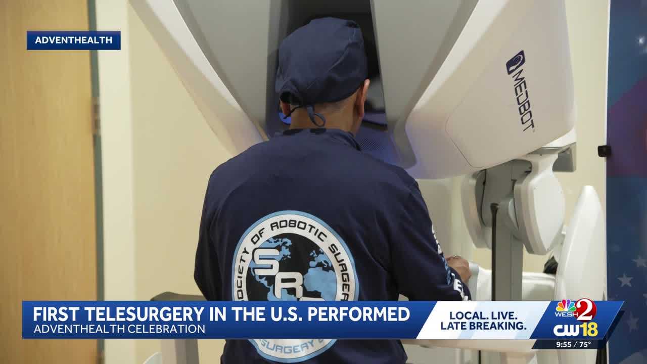 AdventHealth celebrates first robotic telesurgery in the U.S. — Celebration Health news