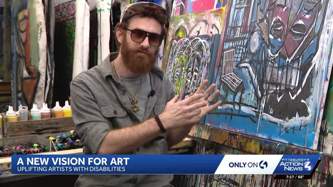 'Create, create, create': Artist turns vision loss into inspiration — WESH 2 Orlando, Celebration Arts news