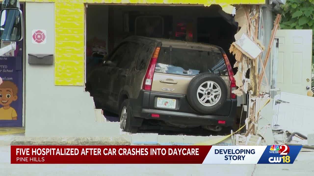 3 children among 5 hospitalized after SUV crashes into Pine Hills daycare, FHP says — WESH 2 Orlando, Celebration Health news