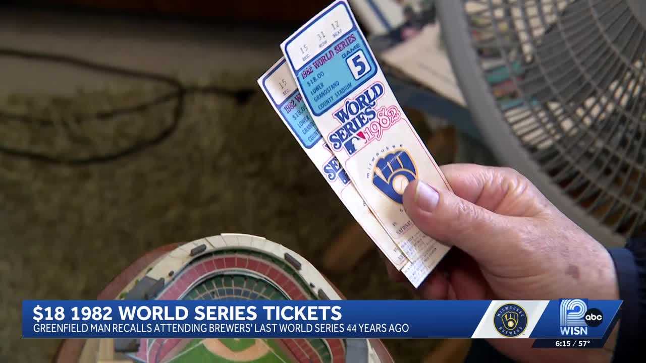 Brewers fan holds onto 1982 World Series ticket stub for 44 years — WESH 2 Orlando, Celebration Community news