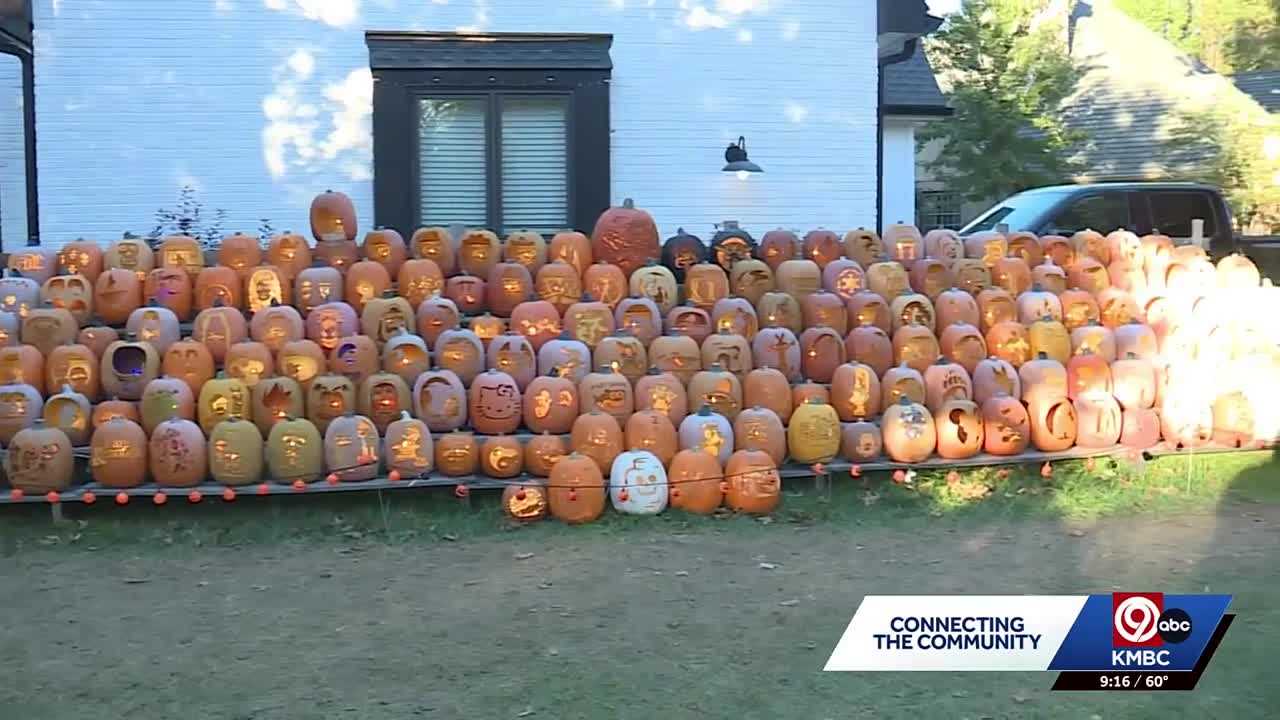 Man carves nearly 400 pumpkins for Halloween display, raises money for charity — WESH 2 Orlando, Celebration Community news