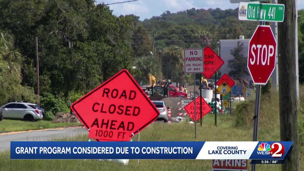 Lake County considers grants for businesses affected by roundabout construction — WESH 2 Orlando, Celebration Government news