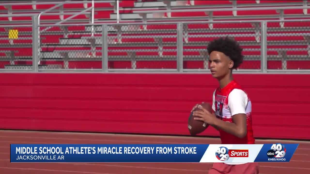 12-year-old football player recovering after spinal cord stroke — WESH 2 Orlando, Celebration Sports news