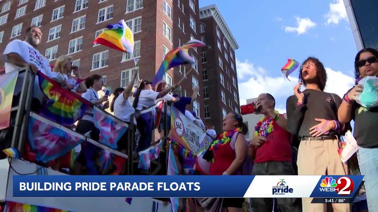Inside the Central Florida workshop helping create floats for Come Out With Pride — WESH 2 Orlando, Celebration Business news