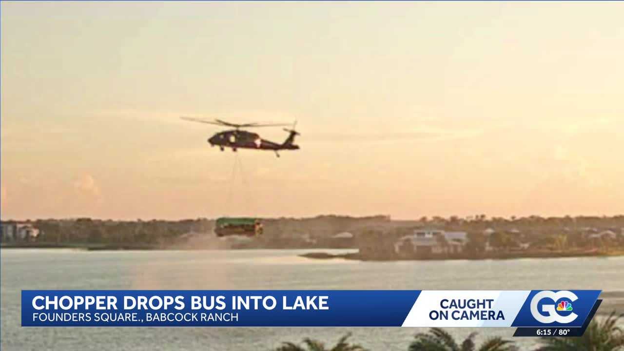A Black Hawk carrying a school bus over Florida town had residents asking one question: Why? — WESH 2 Orlando, Celebration Schools news