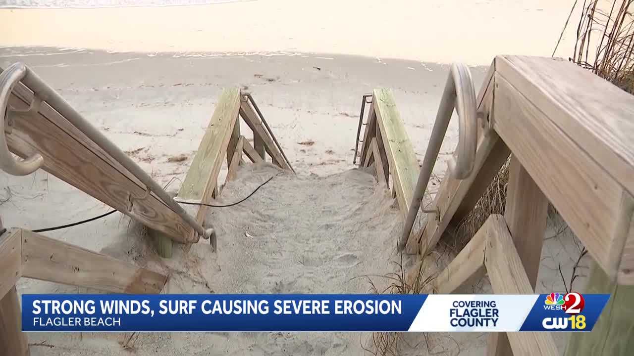 Flagler County coastline sees significant erosion due to recent strong winds, surf — Celebration Community news