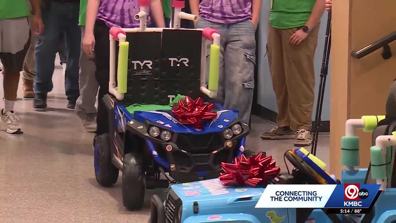 High school robotics students modify 6-volt toy cars for children with mobility challenges — WESH 2 Orlando, Celebration Schools news