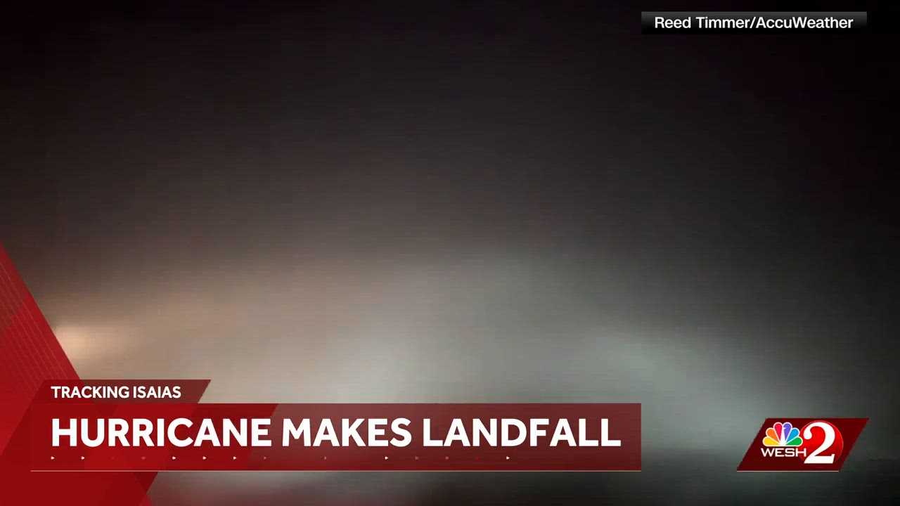 Hurricane Isaias makes landfall near Destin; dangerous hurricane conditions, flash flooding spread inland — WESH 2 Orlando, Celebration Community news