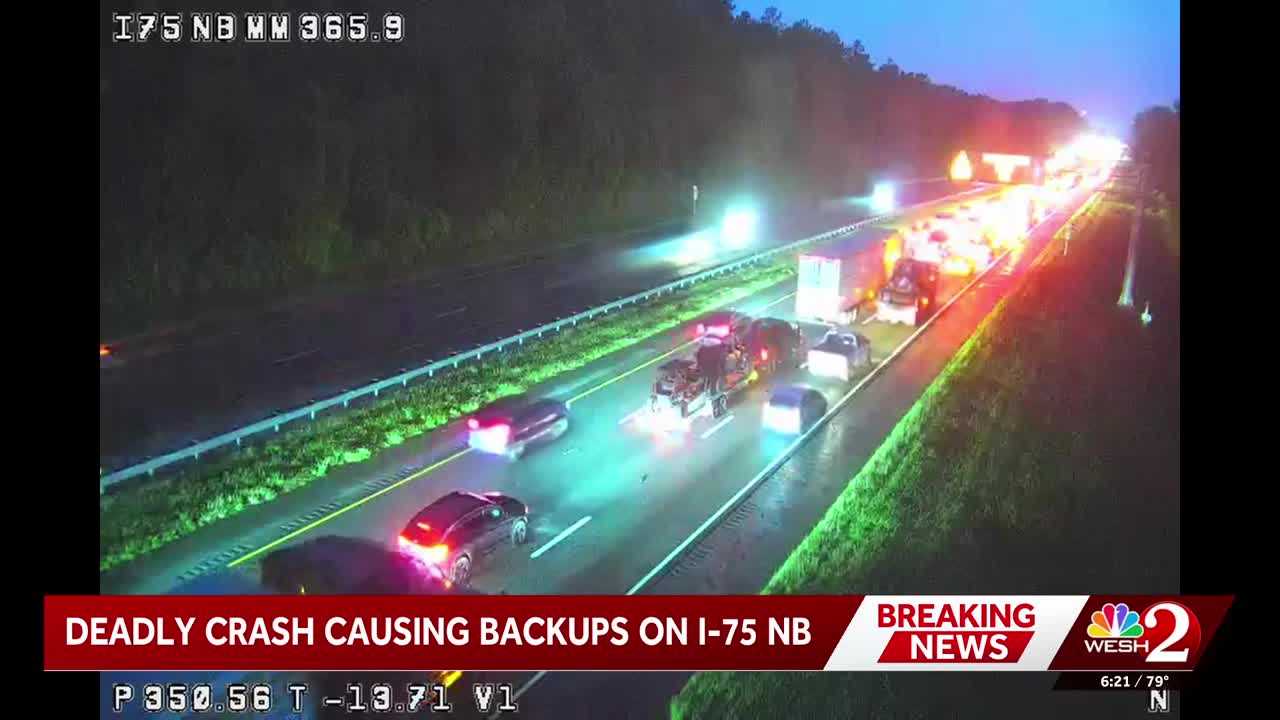 Deadly crash causing backups on I-75 northbound in Marion County — WESH 2 Orlando, Celebration Community news