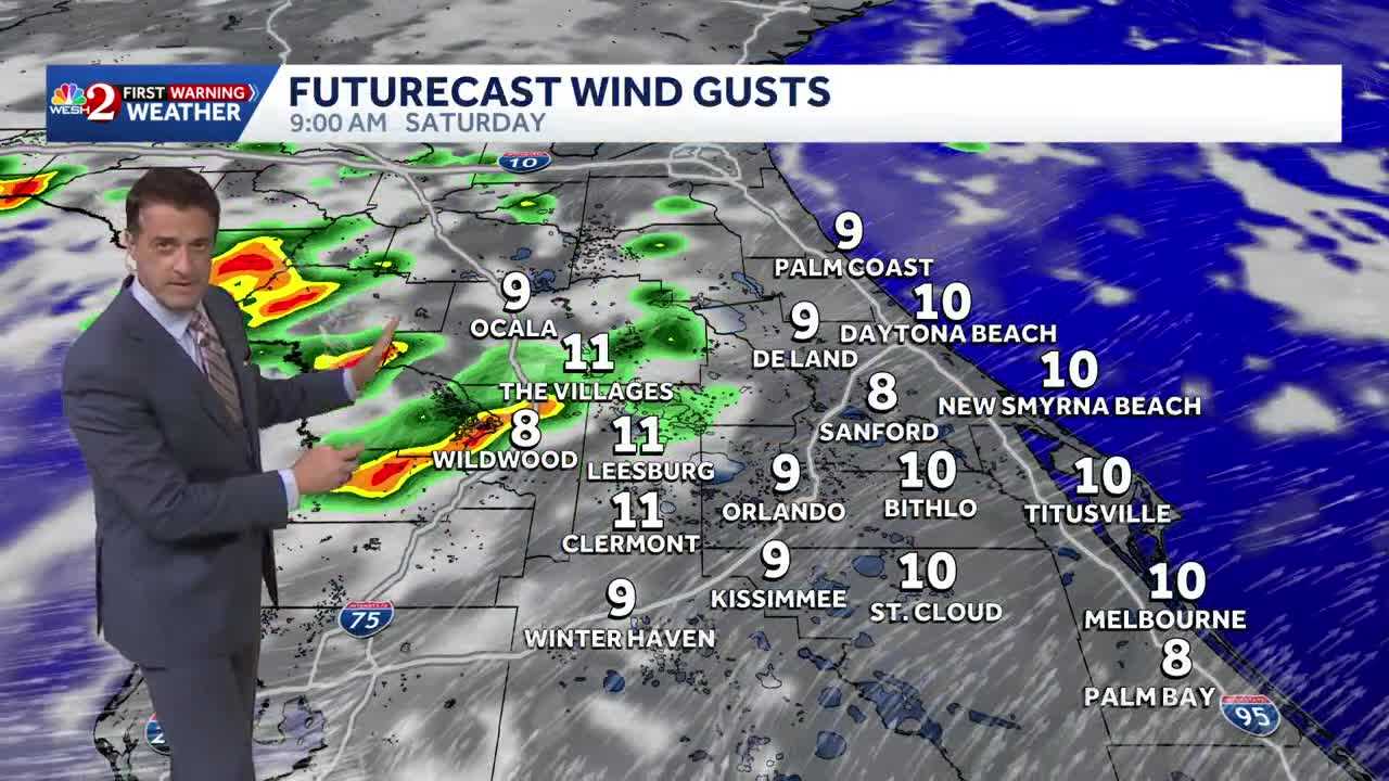 Weekend storms set to continue with locally heavy rain at time. 7.31.2026 — WESH 2 Orlando, Celebration Community news