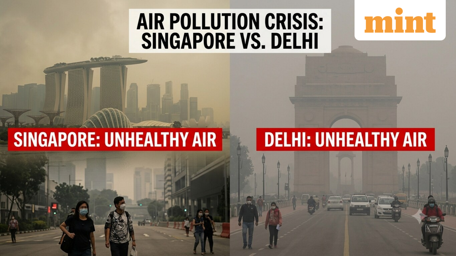Delhi braces for GRAP curbs as AQI soars; Singapore battles wildfire haze. How do the two compare? — Mint India, Celebration Technology news