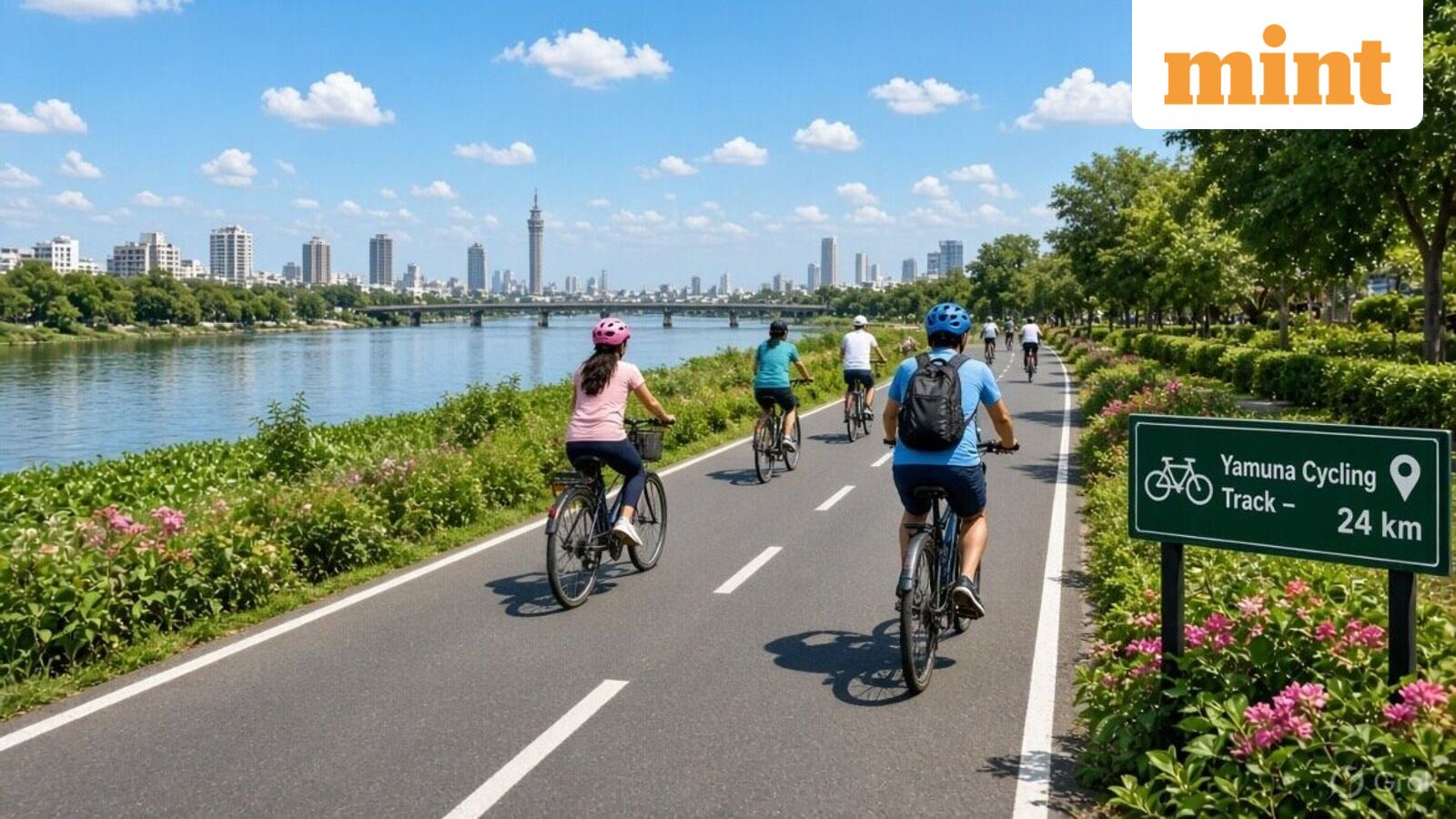 Delhi’s longest cycling track planned along Yamuna: Route details, opening date, cost and purpose — Mint India